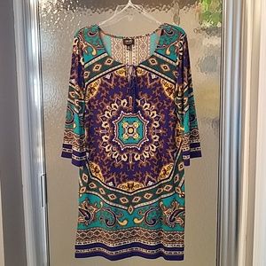 3/4 sleeve dress, size women's M